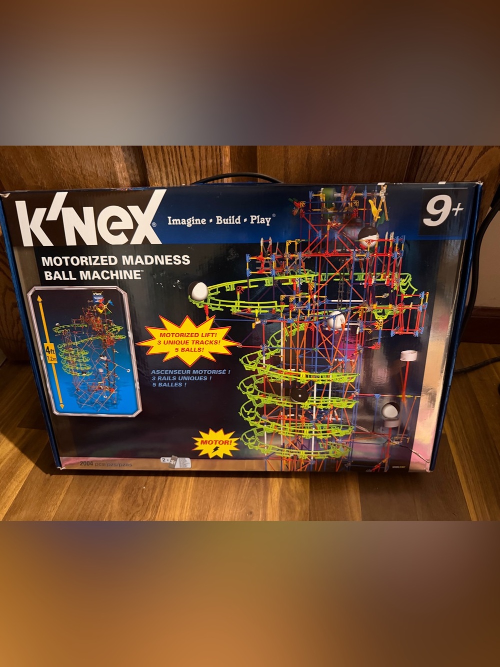 K’NEX Motorized Madness Ball Machine 50086 2004 Pieces New